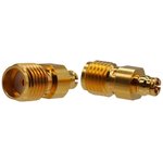 134-1019-461, RF Adapters - Between Series SMA Jack to SMP Jack Adapter Gold