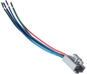Фото 1/2 GQ22 connector, Коннектор для антивандальных кнопок GQ22, пластик, серый