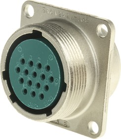 Фото 1/4 SRCN2A21-16S, Circular Connector, 16 Contacts, Panel Mount, Miniature Connector, Socket, Female, SRCN Series