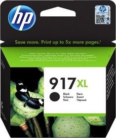 Фото 1/5 3YL85AE, Картридж HP 917XL струйный черный экстраповышенной ёмкости (1500 стр)