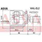 KAILSL2, К-кт ШРУСа внутренний KIA SOUL 2008- 1,6 4AT