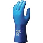 SHO2812, Blue Nylon General Purpose Work Gloves, Size 8, Medium, Aqua Polymer Coating