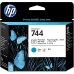 Печатающая головка HP 744 черная фото и голубая F9J86A