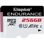 Карта памяти microSDXC UHS-I U1 Kingston High Endurance 256 ГБ, 95 МБ/с ...