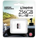 Карта памяти microSDXC UHS-I U1 Kingston High Endurance 256 ГБ, 95 МБ/с ...