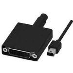 CA-MINIDP-DVIM-10FT, Cable Assembly Video 3.05m Mini Display Port to DVI-D 50 to ...