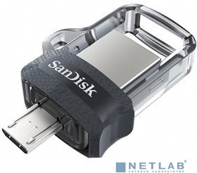 Фото 1/8 SanDisk USB Drive 256Gb Ultra Dual Drive m3.0 Grey & Silver SDDD3-256G-G46