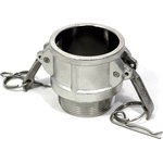 Камлок соединение типа B розетка наружная резьба BSP алюминий TL250BAL