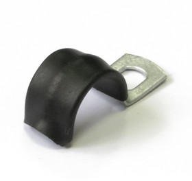 Скоба металлическая однолапковая с полимерным покрытием СМО-П d12-13 мм (100шт/1000шт уп/кор) Промрукав