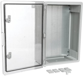 Корпус пластиковый с монтажной панелью ЩМП IP65 прозрачная дверь 500х350х190 Промрукав