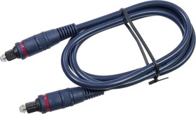 3-0287-1.0, Шнур TOSLINK-TOSLINK пластик коннектор, d=5 мм, 1.0 м