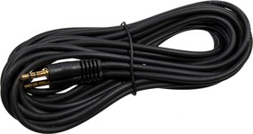 3-0015G-5.0, Шнур шт 3.5 st-шт 3.5 st plastic-gold, d=4 мм, 5.0 м