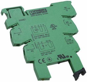 2966032, Relay Sockets & Hardware PLC-BSC-120UC/21 SOCKET FOR RELAY