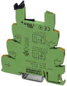 2900280, 6.2 mm PLC basic terminal block with push-in connection - without relay or solid-state relay - for mounting on DI ...