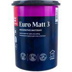 Краска интерьерная EURO MATT 3 A гл/мат 0,9л 700001111