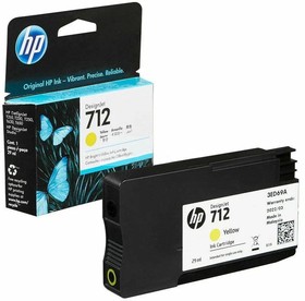 Картридж HP DesignJet T200/T600 series/DesignJet Studio желтый (29 мл.) 712/3ED69A