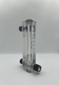 Фото 1/3 LZT-1001M-V ротаметр для воды 0,5-4л/мин (30-240 л/ч) ZG1/4 внутр./ZG1/2 наружн.