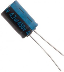 Фото 1/2 конденсатор электролитический 4,7x450 (10x16) TK Jamicon 105C