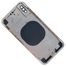 Фото 1/2 (iPhone X) задняя крышка в сборе с рамкой для iPhone X, белый