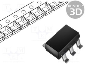 XC8102AA01MR-G, IC: power switch; 0.4A; Ch: 1; P-Channel; SMD; SOT25