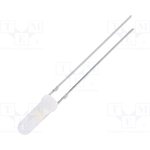 OSM5DK6CF2A, LED; 3mm; white warm; 750?1120mcd; 150°; Front: convex; 2.7?3.4V