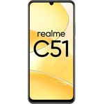 Смартфон Realme C51 RMX3830 4/128Gb черный 3G 4G 2Sim 6.74" 720x1600 Android 13 50Mpix 802.11 a/b/g/n/ac NFC GPS GSM900/1800 GSM1900 TouchSc