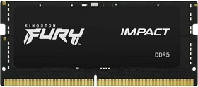 Фото 1/10 Оперативная память 32Gb DDR5 4800MHz Kingston Fury Impact SO-DIMM (KF548S38IB-32)