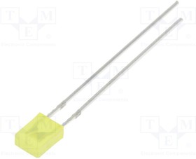 OSY5JA7YA4B, LED; rectangular; 2x4x5mm; yellow; 330?500mcd; 100°; Front: flat