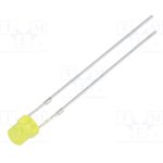 OSY5JA3PC4A, LED; 3mm; yellow; 100?150mcd; 120°; Front: recessed; 1.8?2.6V