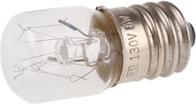 E14 Indicator Light, Clear, 130 V, 38 mA, 2000h