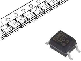 Фото 1/2 PC367NJ0000F, Transistor Output Optocouplers Low IfHigh CMR Ic mA 0.5 to 2.5
