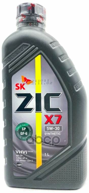 Масло моторное ZIC X7 5W-30 синтетическое 1 л 132675 – купить