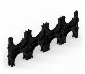 Кластер для двустенных труб d63 мм, четверной, двухсторонний (30 шт/кор) Промрукав