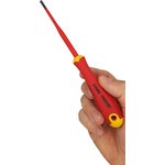 41393890, Отвертка диэлектрическая SL 3,5х0,8 E-Slim Ergonic
