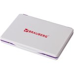 Штемпельная подушка BRAUBERG, 100х80 мм (рабочая поверхность 90х50 мм) ...