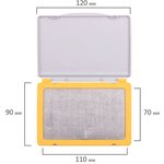 Штемпельная подушка BRAUBERG, 120х90 мм (рабочая поверхность 105х65 мм) ...