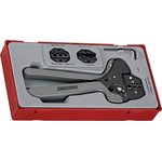 TTCP04, Hand Crimp Tool for Insulated Terminals, Uninsulated Terminals