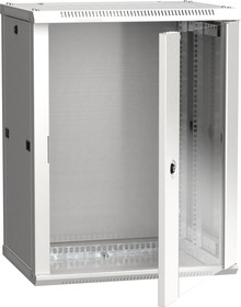Шкаф ITK LINEA W 12U 600x450 мм дверь стекло, RAL7035