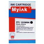 Картридж MyInk для CANON PFI-102MBk IPF 500/600/700 Matte Black (130 ml, Pigment)