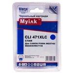 Картридж MyInk для CANON CLI-471 XLC PIXMA MG7740/6840/5740 Cyan