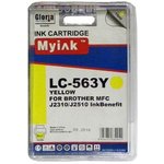 Картридж MyInk для BROTHER MFC-J2510 (LC563Y) Yellow