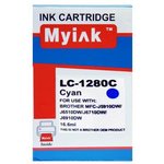 Картридж MyInk для BROTHER MFC-J5910/6510/6710 (LC1280XLC) Cyan (16,6 ml, Dye)