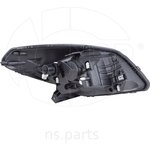 NSP07260602914R, Фара RENAULT Sandero I (черная) левая