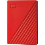 Жесткий диск внешний WD My Passport WDBPKJ0040BRD-WESN 4TB 2,5" USB 3.0 red (D8B)