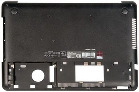(N552VX) поддон (нижняя часть корпуса) для ноутбука Asus N552VX, N552VW, чёрный