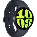 Смарт-часы Samsung Galaxy Watch 6 44мм, 1.5", графитовый/графитовый [sm-r940nzkacis]