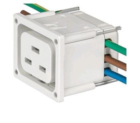 Фото 1/3 3-103-026, IEC Power Connector, IEC C19 Outlet, 20 А, 250 В AC, IDC / IDT, Snap-In, Flange Mount, 4710-5