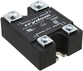 DC60SA3H, Solid State Relay - 90-280 VAC/DC Control Voltage Range - 3 A Maximum Load Current - 60 VDC Operating Voltage - S ...
