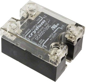 Фото 1/3 DC60D100C, Solid State Relay - 4-32 VDC Control Voltage Range - 100 A Maximum Load Current - 1-60 VDC Operating Voltage Rang ...