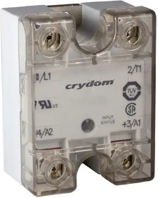 84137380, Solid State Relay - 4-32 VDC Control Voltage Range - 125 A Maximum Load Current - 48-660 VAC Operating Voltage Ra ...